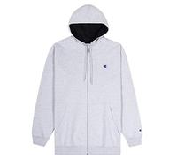 Champion Big and Tall Hoodies for Men, Men's Fleece Heavyweight Full Zip Hoodie Heather Grey