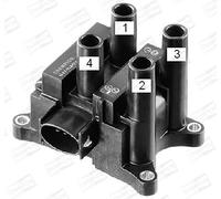 CHAMPION BAEA350 Bobina d'accensione 12V per FORD FOCUS (DAW, DBW) FUSION (JU)