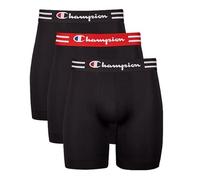 Champion Boxer da Uomo (Confezione da 3), Gamba Lunga - Nero - Confezione da 3, L