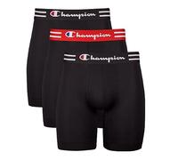 Champion Boxer da Uomo Performance Pack 3 Corti, Nero, S (Pacco da 3)