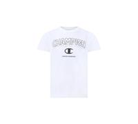 Champion Boy Crewneck T-Shirt with Graphic Logo Camicia, Bianco (Ww001), L Bambini e Ragazzi