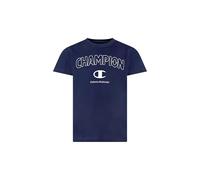 Champion Boy Crewneck T-Shirt with Graphic Logo Camicia, Blu (Bs561), S Bambini e Ragazzi