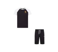 Champion Boy-Graphic Set with Logo, Nero (KK001), L Bambini e Ragazzi
