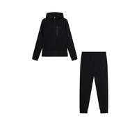 Champion C-Tech Tuta in Interlock da Uomo, 221657 (IT, Testo, XXL, Regular, Regular, Nero)