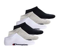 Champion Calze Sneaker Unisex, Confezione Da 6 - Calze Sneaker Basic, Logo