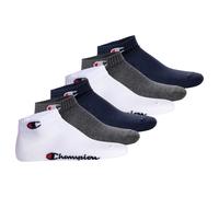 Champion Calze Unisex, Confezione Da 6 - Calze Quarter, Basic, Logo