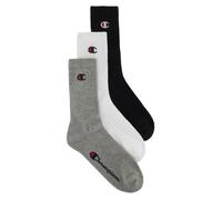 Champion Core 3PP Crew Calzini, Unisex - Adulto, Grigio (Melange Chiaro)/Bianco/Nero, 43-46 EU