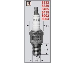 CHAMPION - Candela di accensione N4C OE079