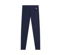 Champion Champion Core Heritage Leggings da Donna, in Cotone Lycra, Blu Navy