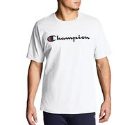 Champion Classic Jersey Graphic T-Shirt, Bianco Script, L Uomo