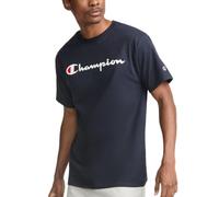 Champion Classic Jersey Script T-Shirt, Blu (White Navy), L Uomo