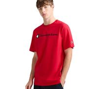Champion Classic Jersey Script T-Shirt, Rosso (Scarlet), M Uomo