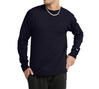 Champion T-Shirt Manica Lunga in Jersey Classico Camicia, Nero, M Uomo
