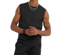 Champion T-Shirt, Sleeveless, Tank, Classic Muscle Tee Top for Men (Reg. Or Big & Tall) Camicia, Nero, S Uomo