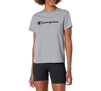 Champion Classic Tee T-Shirt, Oxford Grigio, L Donna