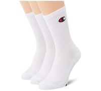 Champion Core 3PP Crew Calzini, Unisex - Adulto, Bianco, 39-42 EU