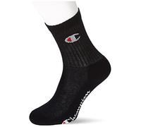 Champion, Core- Junior 6PP Crew, Calze, Unisex - Bambini e ragazzi, Nero, 27-30 EU
