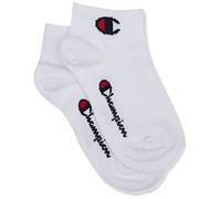 Champion, Core- Junior 6PP Quarter, Calze, Unisex - Bambini e ragazzi, Bianco, 31-34 EU