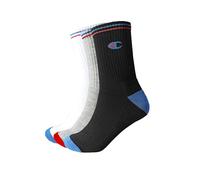 Champion Core Multicolor 3pp Crew, Calze Unisex - Adulto ( pacco da 3)