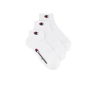Champion Core Socks 3PP Quarter, Bianco, 43-46 EU (9-10.5 UK) Unisex - Adulto -FW23