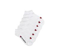 Champion Core Socks 6PP Short Crew, Bianco, 39-42 EU (6-8 UK) Unisex - Adulto -FW23