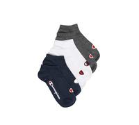 Champion Core Socks 6PP Short Crew, Blu (Marino), 39-42 EU (6-8 UK) Unisex - Adulto -FW23