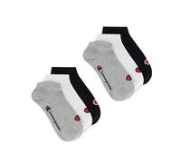 Champion Core Socks 6PP Short Crew, Grigio (Melange Chiaro), 39-42 EU (6-8 UK) Unisex - Adulto -FW23