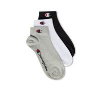 Champion Core Socks Junior 3PP Quarter Calzettoni, Grigio (Melange Chiaro), 27-30 Unisex-Bambini e Ragazzi