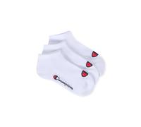 Champion Core Socks Junior 3PP Sneaker, Bianco, 31-34 EU (12-2 Kids UK) Unisex - Bambini e ragazzi -FW23