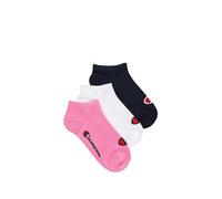 Champion Core Socks Junior 3PP Sneaker, Rosa (Fucsia), 31-34 EU (12-2 Kids UK) Unisex - Bambini e ragazzi -FW23