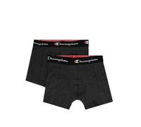 Champion Core X2, Boxer aderenti Uomo, Grigio (Melange Scuro), M