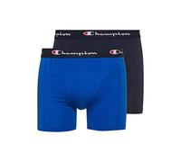 Champion Core x2 Boxer Aderenti, Uomo, Blu/Blu (Marino), M