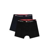 Champion Core x4, Boxer Corti, Uomo, Blu (Marino)/Nero, M