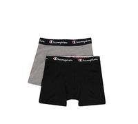 Champion Core X4, Boxer Corti Uomo, Grigio (Melange), XXL