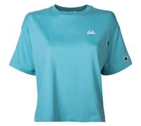 Champion Donna T-Shirt - Cml Champion Logo, Cotone, Ritaglia Top, Girocollo, Ku
