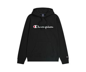 Champion Felpa Con Cappuccio Big Logo Nero Uomo L