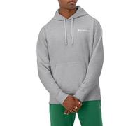 Champion Felpa con Cappuccio da Uomo, Powerblend, Pullover in Pile, Comoda Felpa con Cappuccio con Grafica, Oxford Gray - Script sul Petto Sinistro, XL