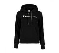 Champion Felpa Con Cappuccio Logo Classic Nero Donna XS