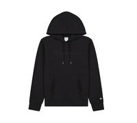 Champion American Classics Fleece - Big Logo Felpa con cappuccio, Donna, Nero tono, S