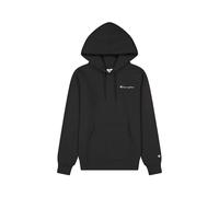 Champion Felpa Con Cappuccio Logo Piccolo Nero Donna S