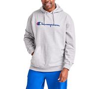 Champion Felpa con Cappuccio Powerblend Graphic, Oxford Grigio, XS Uomo