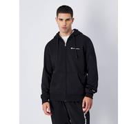 Champion Felpa con Zip da Uomo 2XL Nero