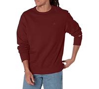 Champion Powerblend-Felpa Maglia, Rosso (Maroon), S Uomo
