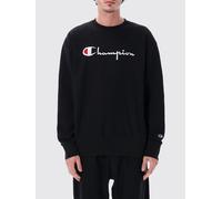 CHAMPION Felpa girocollo in misto cotone con logo L Nero