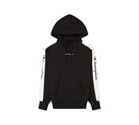 Champion Felpa Logo Banda Nero Donna L
