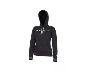 Champion Felpa Palestra Con Cappuccio Nero Donna XS