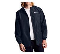 Champion Giacca con Zip Intera, Script Piccolo Nero, L Uomo