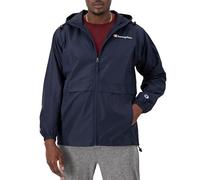 Champion, Stadium Full-zip, Wind, Water Resistant Jacket for Men Giacca, Navy Small Script, X-Large Uomo