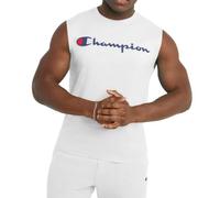 Champion Grafica Jersey Muscolo Camicia, Bianca, L Uomo