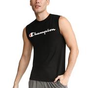 Champion Graphic Jersey Muscle Camicia, Nero, L Uomo